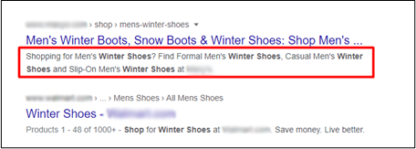 keyword-rich snippet content